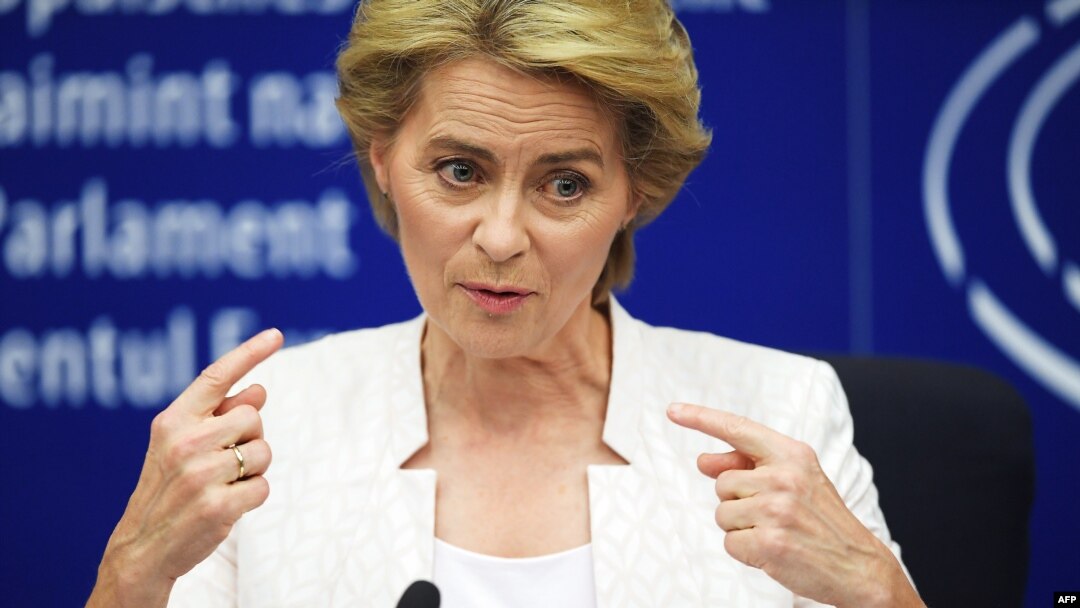 Nova predsednica Evropske komisije Ursula fon der Lejen
