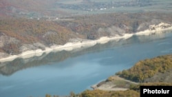 Nagorno-Karabakh -- The Sarsang reservoir that feeds the territory's largest hydro-electric station.