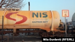 Ilustrativna fotografija. Cisterna Naftne industrije Srbije u Beogradu, 9. februar 2018.