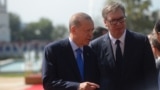Predsednici Turske i Srbije Redžep Tajip Erdoan i Aleksandar Vučić u Beogradu, 7. septembar 2022. 