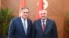 Premijer Republike Srpske Radovan Višković (desno) i ministar ekonomskog razvoja Mađarske Marton Nagy, Banjaluka 5. april 2024