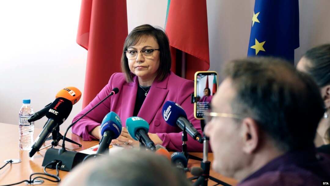 Пресконференция на лидера на БСП Корнелия Нинова, 15 май 2023 г.