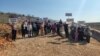 Protest građana zbog planiranih novih građevinskih radova na izgradnji solarnih elektrana u blizini njihovih kuća; 23. mart 2024. 