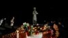 Біля Меморіалу пам’яті жертв Голодомору в Києві. Листопад 2023 року