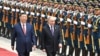 Ruski predsjednik Vladimir Putin i kineski lider Si Đinping tokom službene ceremonije dobrodošlice u Pekingu u maju 2024.