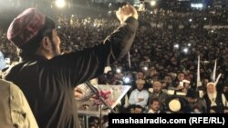 له ارشیفه د پښتون ژغورنې غورځنګ د مشر منظور پښتین یو تصویر