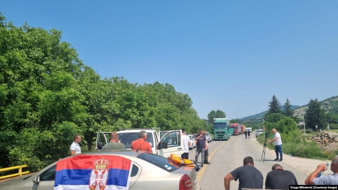 Blokada graničnog prelaza Merdare sa strane Srbije