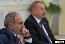 Лідери Вірменії Нікол Пашинян та Азербайджану Ільхам Алієв