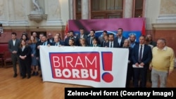 Opozicija okupljena pod sloganom "Biram borbu", 24. april 2024.