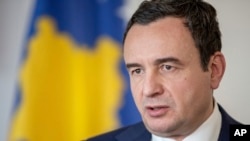 Kosovski premijer Albin Kurti, 29. septembra 2023.