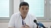 Ismet Gavrankapetanović na konferenciji za medije 14. februara u Sarajevu. 
