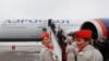 Airbus авиакомпании "Аэрофлот" перед полетом 