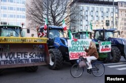 Protesti u Milanu, Italija, 5. februar 2024.