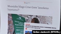 I tekstovi Radija Slobodna Evropa su bili dio materijala na protestu kulturnih radnika