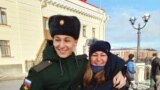 RUSSIA -- Irina Chistyakova with her son Kirill
