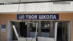 Imagini din dronă cu amploarea pagubelor provocate unor obiective civile din regiunea Donețk