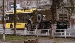 Российская военная техника на улицах Херсона