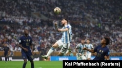Finalna utakmica na Svjetskom prvenstvu u Kataru 18. decembar 2022. između Argentine i Francuske 
