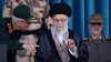 Върховният лидер на Иран аятолах Али Хаменей по време на церемония по дипломирането на кадети от военните училища. Техеран, 3 октомври 2022 г.