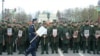 Курсанты перед проведением шествия &quot;Бессмертный полк в Петербурге&quot;&nbsp;