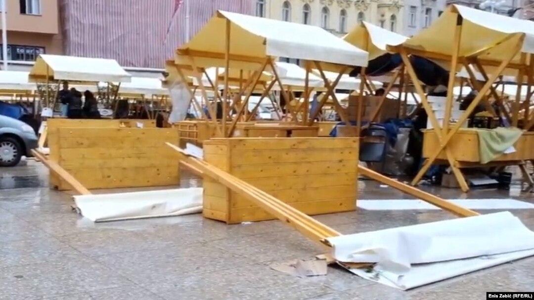 Štandovi na Trgu bana Jelačića