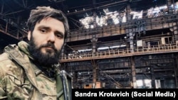 Богдан Кротевич во время обороны "Азовстали"