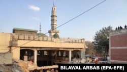 پېښور کې هغه جومات چې تېره دوشنبه پهکې بريد وشو