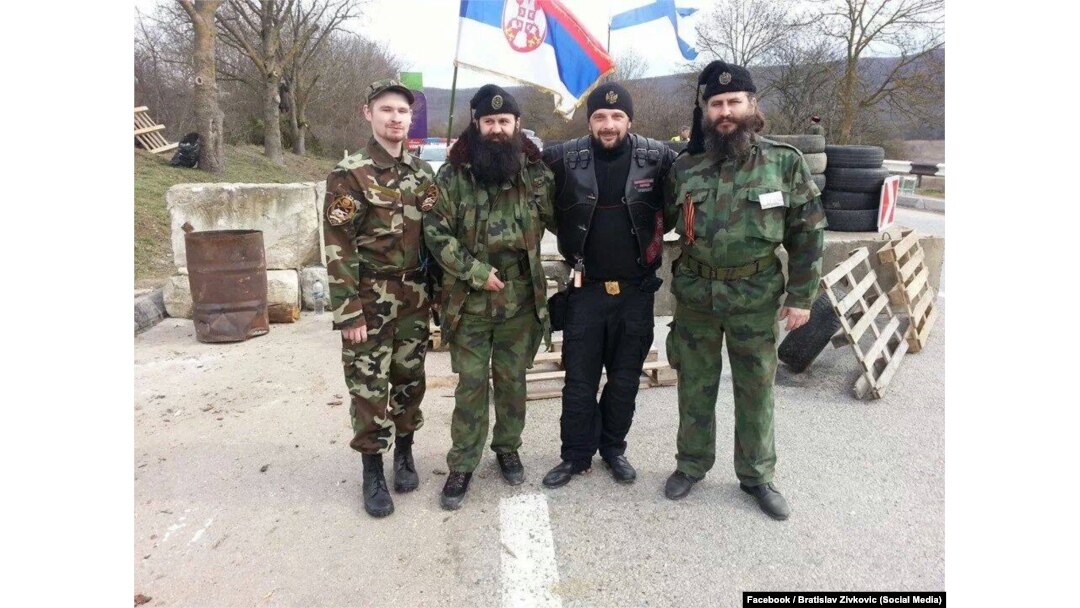 Братислав Живкович на контрольно-пропускному пункті в Криму