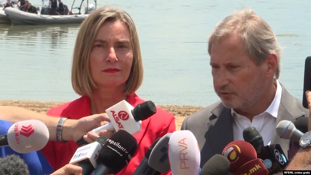 Federica Mogherini i Jahnnes Hahn