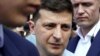 Президент України Володимир Зеленський на виборчій дільниці під час парламентських виборів. Київ, 21 липня 2019 року 