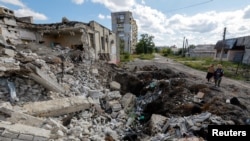 Украинаның оккупациядәге Лисичански шәһәре. Архив фотосы