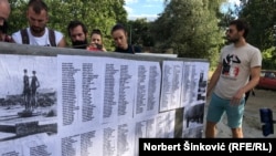 Protest protiv početka izgradnje spornog spomenika "Nevinim žrtvama 1944/45. godine" u Novom Sadu