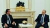 Sastanak Vladimira Putina (D) i Žaira Bolsonara u Kremlju, Moskva, 16. februar