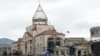 Nagorno-Karabakh - The parliament building in Stepanakert, 2Sep2016.