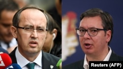 Premijer Kosova Avdulah Hoti i predsednik Srbije Aleksandar Vučić