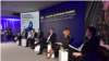 Zamenik pomoćnika Sekretara u birou za Evropske i Evroazijske poslove u Stejt Departmentu Metju Palmer (treći s desna) na Prespa forumu, 1. jul 2021. 