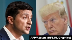 Predsednici Ukrajine i SAD, Volodmir Zelenski i Donald Tramp