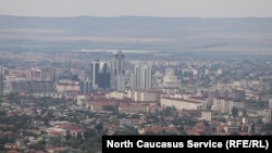 Грозный, столица Чечни, региона на Северном Кавказе.