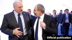 Հայաստանի վարչապետ Նիկոլ Փաշինյան և Բելառուսի նախագահ Ալեքսանդր Լուկաշենկո, արխիվ