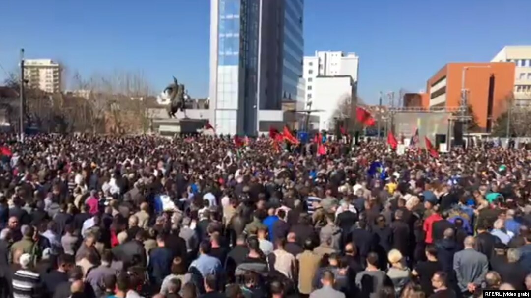 Protest u Prištini, 4. mart 2017.