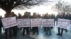 Armenia -- A protest near the Government’s building against the upcoming amendments to the Law on State Duty. 11March,2019