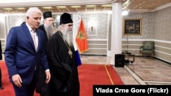 Sastanak crnogorskog premijera Duška Markovića i mitropolita crnogorsko-primorskog Amfilohija