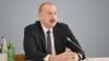 Azerbaijan - President Ilham Aliyev speaks at an international forum in Baku, April 9, 2025.
