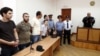 Armenia - A Yerevan court judge reads out guilty verdicts in the trial of four young opposition activists who clashed with police in August 2011, 20Jul2012.