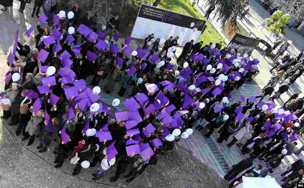 Makedonija - Međunarodni dan borbe protiv nasilja nad ženama, Skopje, 25.11.2010.