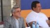 Armenia - President Serzh Sarkisian (L) and businessman Gagik Tsarukian watch a sporting competition in Tsaghkadzor, 14Jul2012.