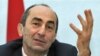 Armenia -- President Robert Kocharian speaks at a press conference in Yerevan, 20Mar2008