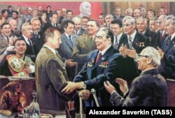 Андрея Будаев. Репродукция картины из цикла "Плутократия" (2007 год)