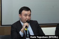 Главный эксперт Национального центра по правам человека Аслан Сапаргали. Алматы, 4 октября 2019 года.