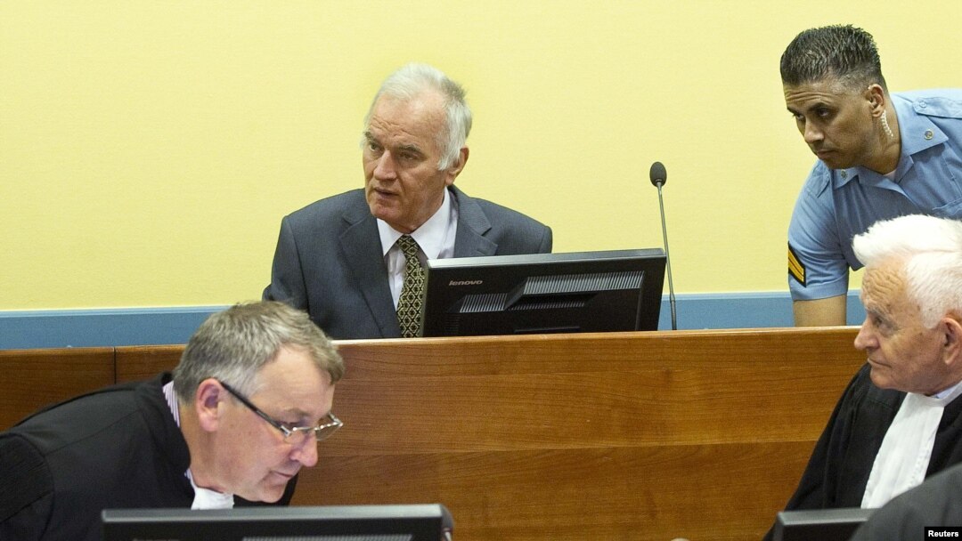Mladić tokom jedne od rasprava